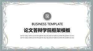 Szablon ramowy dla kolegium obrony pracy dyplomowej