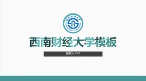 เทมเพลตการเงินและเศรษฐศาสตร์ของมหาวิทยาลัยตะวันตกเฉียงใต้