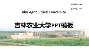 PPT-Vorlage der Jilin Agricultural University