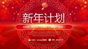 Frohes Frühlingsfest, Wind, Neujahr, Arbeitsplan, PowerPoint-Vorlage