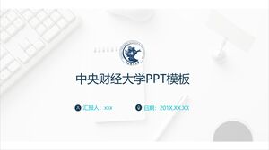Modèle PPT de l'Université centrale des finances et de l'économie