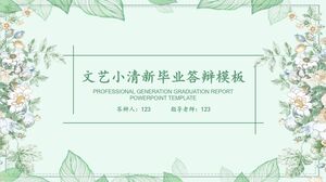 Modelo de Defesa de Graduação Literária e Artística