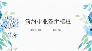 Modello semplificato per la difesa della laurea