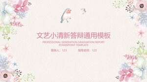 Ogólny szablon świeżej obrony literackiej i artystycznej