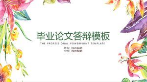 Wzór obrony pracy dyplomowej