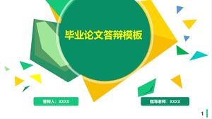 Wzór obrony pracy dyplomowej