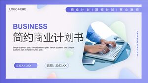 Minimalist Business Plan