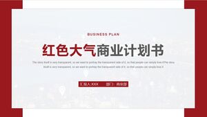 แผนธุรกิจบรรยากาศสีแดงปี 2024