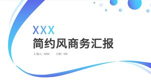 Raport de afaceri minimalist