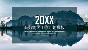 20XX İş Basitleştirilmiş İş Planı Şablonu