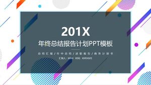 Șablon PPT pentru planul de raport rezumat la sfârșitul anului 20XX