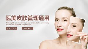 Gerenciamento de pele de beleza médica universal