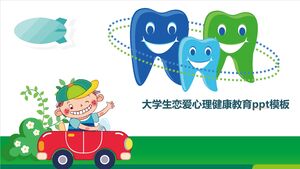 Üniversite öğrencilerinin sevgisi ve akıl sağlığı eğitimi için PowerPoint şablonu