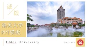 PPT-Vorlage der Jimei-Universität