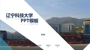 Szablon PPT Uniwersytetu Naukowo-Technologicznego w Liaoning