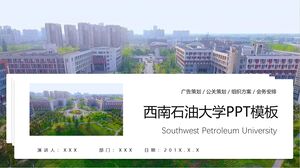 Plantilla PPT de la Universidad del Petróleo del Suroeste