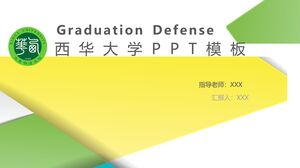 Modelo PPT da Universidade Xihua