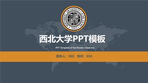 Modèle PPT de l'Université du Nord-Ouest