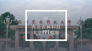 Modello PPT della Northwest A&F University