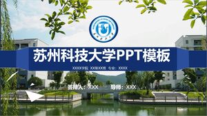 Suzhou Bilim ve Teknoloji Üniversitesi PPT Şablonu