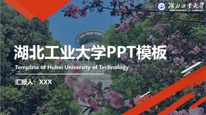 Plantilla PPT de la Universidad de Tecnología de Hubei