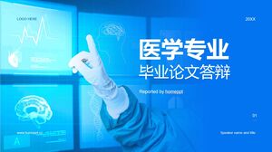 Szablon PPT do obrony pracy dyplomowej z medycyny