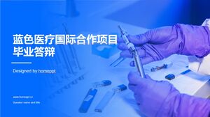 Modello PPT per la discussione di tesi di laurea di progetti di cooperazione medica internazionale