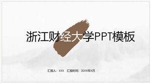 Zhejiang Finans ve Ekonomi Üniversitesi PPT Şablonu