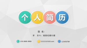 Currículum - Blanco