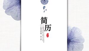 CV — niebiesko-białe