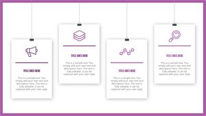 40 Sätze violetter Informationsvisualisierungsdiagramme