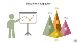 Infografía de siluetas