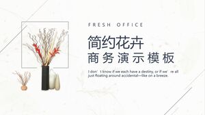 Templat PPT Presentasi Bisnis Bunga Sederhana