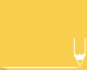 Básico PowerPoint Lápis Amarelo