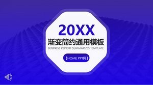 Minimalistische Gradienten Wind PPT Vorlage