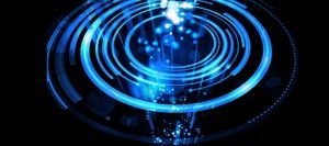 Basit bir atmosfer teknolojisi rüzgar yapay zeka teknolojisi giriş ppt şablonu