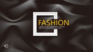 Modelo de ppt minimalista preto e branco