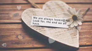 ロマンチックなPPTフォトアルバム