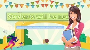 Serikat Mahasiswa akan merekrut template PPT baru