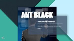 Modèle PPT de style suspension européenne et américaine