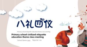 Incontro classe PPT piccolo e fresco etichetta