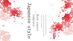 Japanese small fresh PPT template