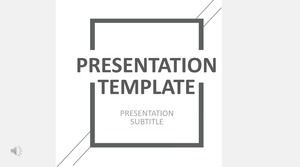 简约欧美风格PPT模板