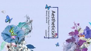 Literary small fresh PPT