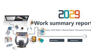 Шаблон PPT городского стиля бизнеса