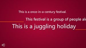 Singles Line Animation PPT Template