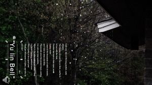 Small fresh literary style PPT template