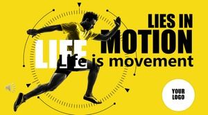 La vita sta nel modello sportivo PPT