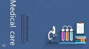 Medical health industry PPT template