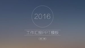 Minimalisme biru adalah template PPT angin angin IOS paling minimalis